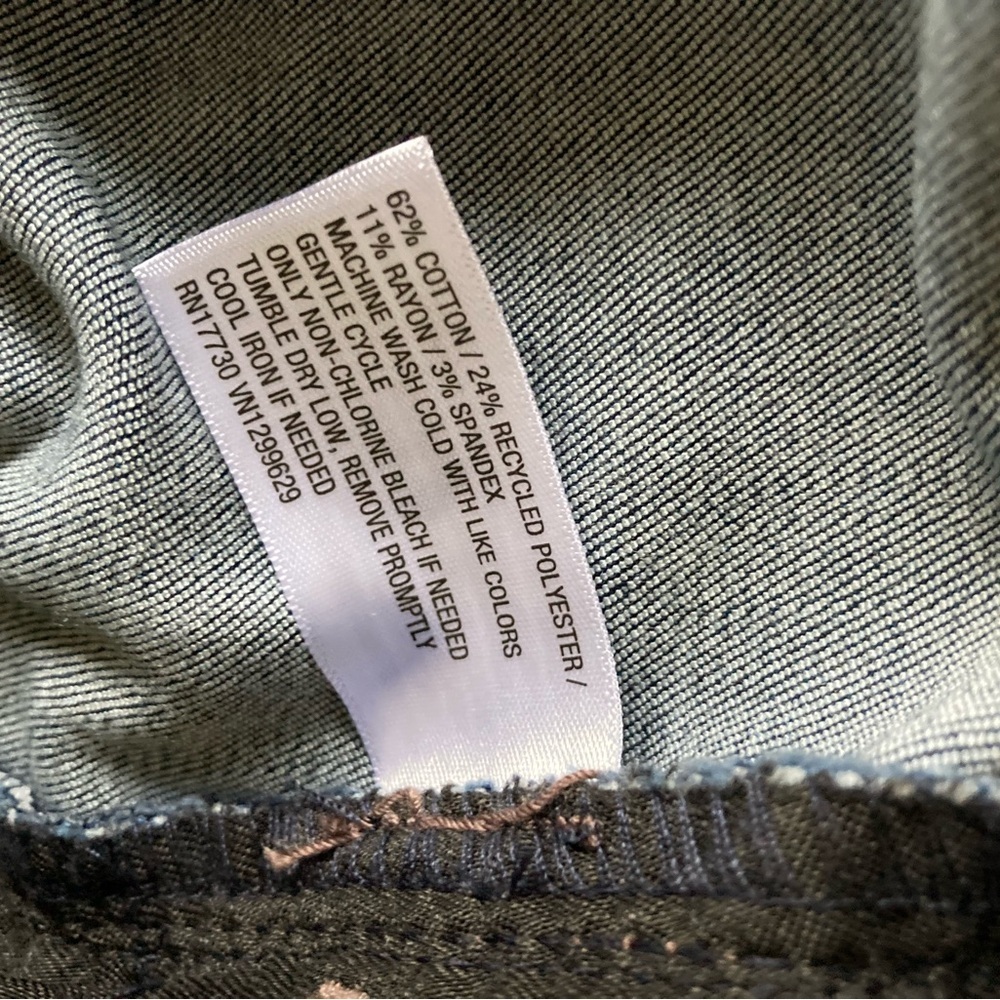 Ava & Viv Skinny Jeans 26 Mid Rise Skinny Dark Wash NWT - Picture 14 of 15